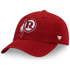 Men's Washington Redskins NFL Pro Line by Fanatics Branded Burgundy Vintage Fundamental II Adjustable Hat 2855918